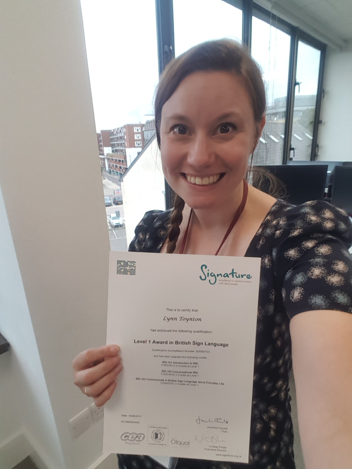 22nd “thing” achieved: 19. Learn Sign&nbsp;Language